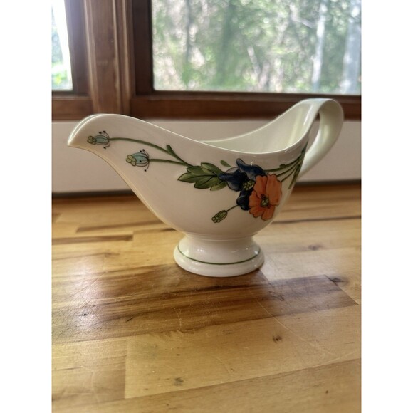 VILLEROY & BOCH AMAPOLA GRAVY / SAUCE BOAT - W. GERMANY - Picture 2 of 4